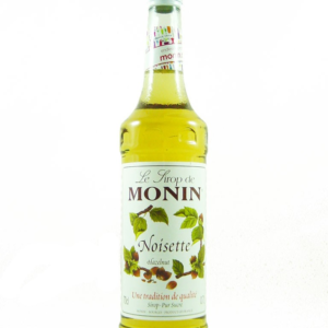 SIROP MONIN NOISETTE 70CL Le sirop Monin Noisette est une délicieuse option pour ceux qui recherchent une saveur de noisette riche et sucrée pour agrémenter leurs boissons préférées.